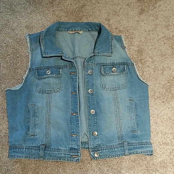 denim vest back